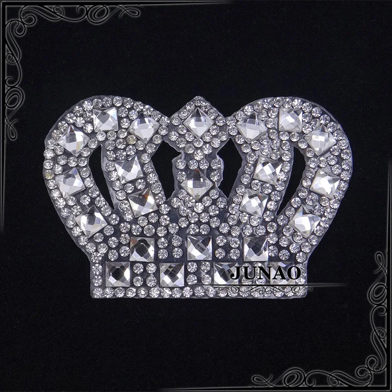 JUNAO 10pcs Clear Crown Rhinestones Patches Hotfix Motifs Iron On Patches Crystal Appliques For DIY Jeans Clothe Crafts
JUNAO 10pcs Clear Crown Rhinestones Patches Hotfix Motifs Iron On Patches Crystal Appliques For DIY Jeans Clothe Crafts