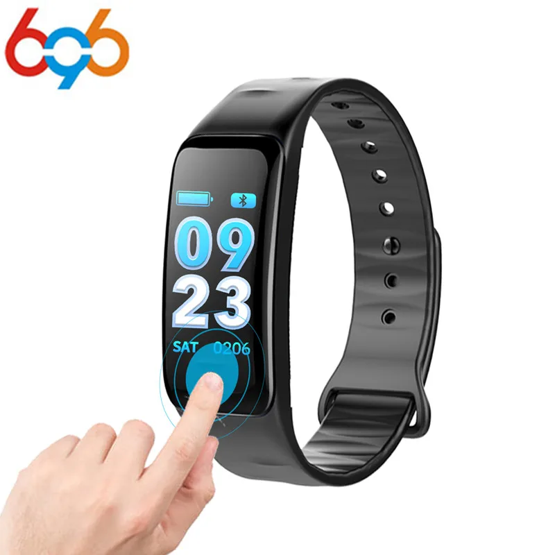 696 C1S Smart Bracelet Waterproof wristband heart rate monitor Blood pressure measurement Fitness tracker Band Watch | Электроника