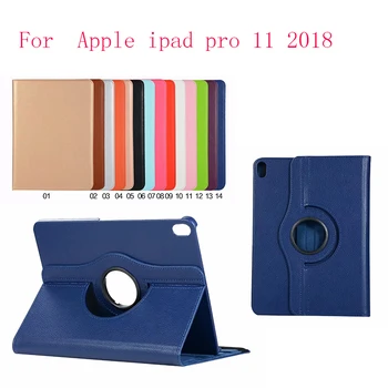 360 Rotating Flip Cover For Apple ipad pro 11 2018 With Stand Leather Flip Case 10pcs/lot
360 Rotating Flip Cover For Apple ipad pro 11 2018 With Stand Leather Flip Case 10pcs/lot