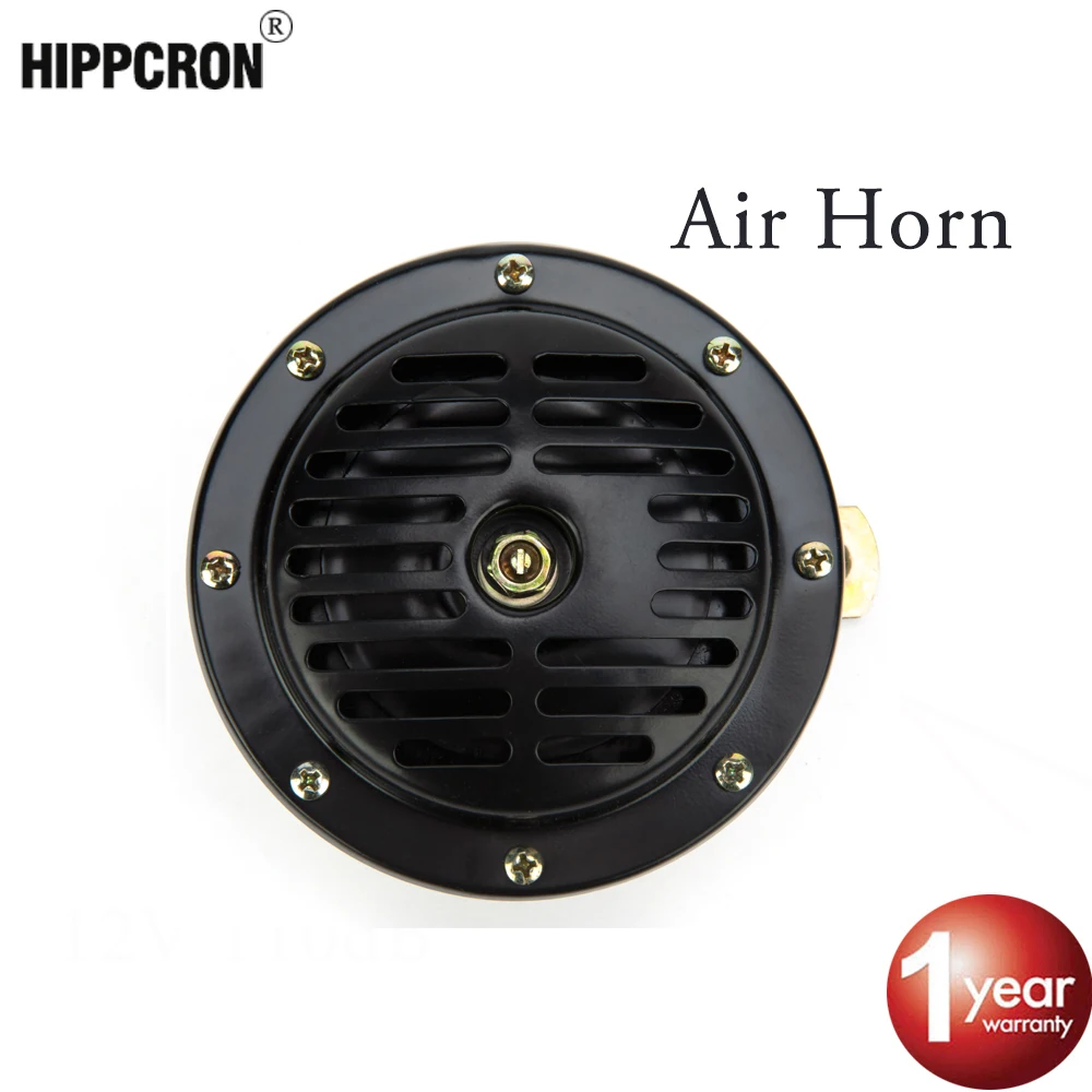 Hippcron 12V 110DB Diameter 130mm Electric Disc horn Aluminum Coil Black Color Loud for Motorcycle Bike Car Automobile Truck
Hippcron 12V 110DB Diameter 130mm Electric Disc horn Aluminum Coil Black Color Loud for Motorcycle Bike Car Automobile Truck