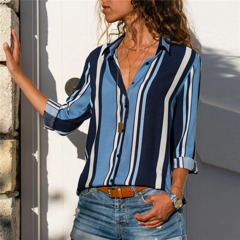 Autumn New Style Women Tops Fashion Casual Long Sleeve Turn Down Collar Plaid Stripe Floral Print Chiffon Shirts Blusas Tops XL
Autumn New Style Women Tops Fashion Casual Long Sleeve Turn Down Collar Plaid Stripe Floral Print Chiffon Shirts Blusas Tops XL