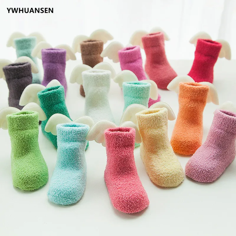 YWHUANSEN 0 to 2 Yrs Extreme Soft Baby Socks Microfiber Winter Warm Wing Socks For Boys Girls Cute Thick Anti-slip Floor Socks
YWHUANSEN 0 to 2 Yrs Extreme Soft Baby Socks Microfiber Winter Warm Wing Socks For Boys Girls Cute Thick Anti-slip Floor Socks