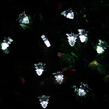 New LED Lamp String Light Solar Powered 4.8M 20LED Christmas Tree Shaped Light Holiday Home Tree Hangings Ornaments Decoration
New LED Lamp String Light Solar Powered 4.8M 20LED Christmas Tree Shaped Light Holiday Home Tree Hangings Ornaments Decoration