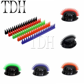 5 Colors Mohawk Spikes Motorcycle Helmet Rubber Sticker Punk Style Rubber Stick For Universal Dirt Biker Motocross
5 Colors Mohawk Spikes Motorcycle Helmet Rubber Sticker Punk Style Rubber Stick For Universal Dirt Biker Motocross