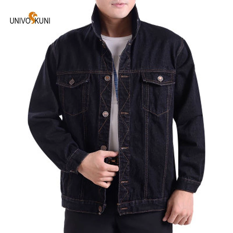 UNIVOS KUNI Men's Jacket Four Seasons Denim Wearable Tweezers Solid Color Buttons Multi Pocket Loose Large Size M-4XL WYR89
UNIVOS KUNI Men's Jacket Four Seasons Denim Wearable Tweezers Solid Color Buttons Multi Pocket Loose Large Size M-4XL WYR89