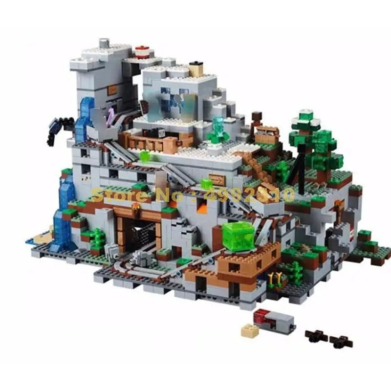831 2863pcs my worlds the mountain cave with light building block 21137 Bricks Toy
831 2863pcs my worlds the mountain cave with light building block 21137 Bricks Toy