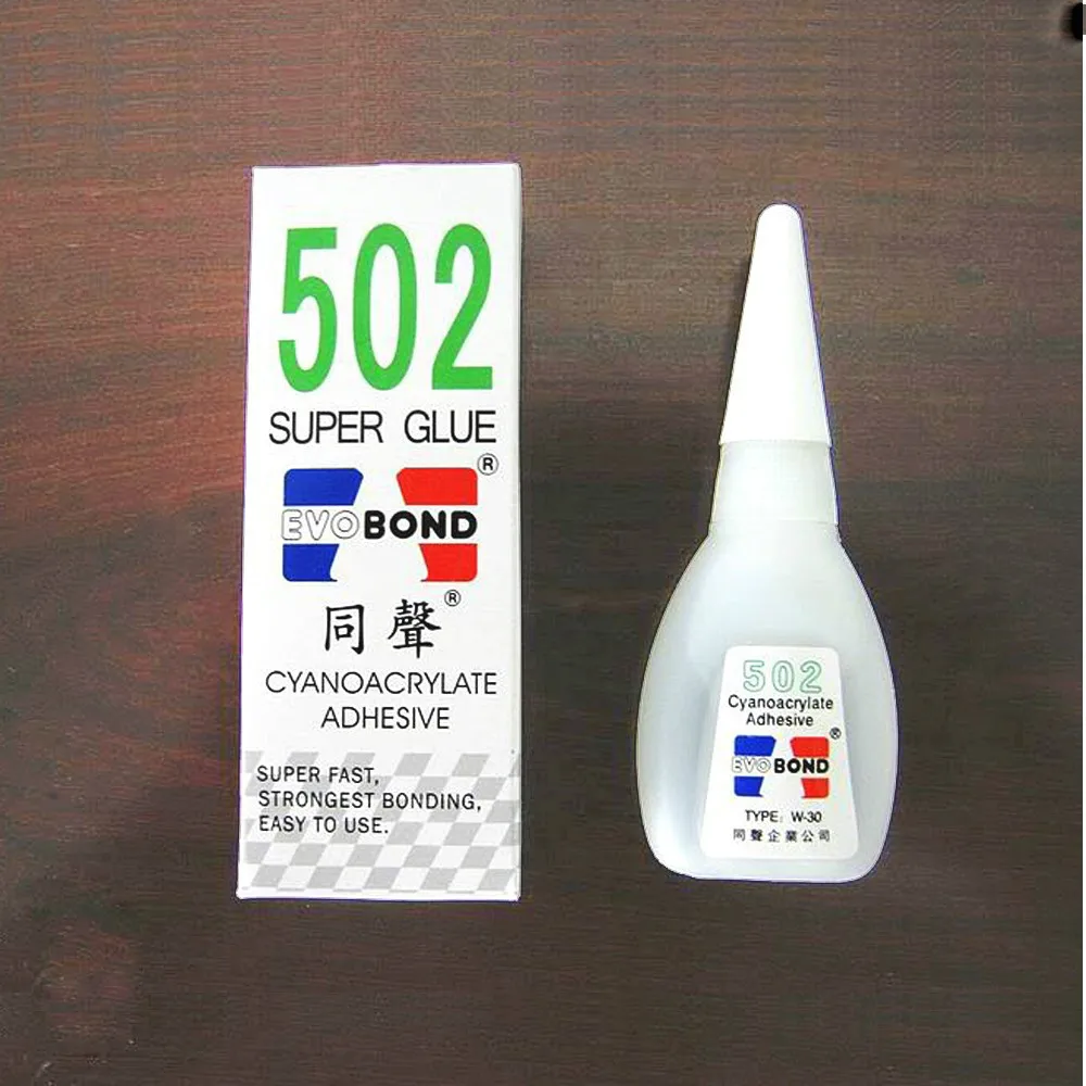 High Quality 502 Super Glue 20g EVO Bong Multi-Function Glue Genuine Cyanoacrylate Adhesive Strong Bond Fast
High Quality 502 Super Glue 20g EVO Bong Multi-Function Glue Genuine Cyanoacrylate Adhesive Strong Bond Fast