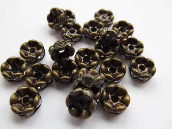 20%off--100pcs 6-12mm rondelle crystal rhinestone spacer tone,bronze green flower curved ,brown brown conenctor beads
20%off--100pcs 6-12mm rondelle crystal rhinestone spacer tone,bronze green flower curved ,brown brown conenctor beads