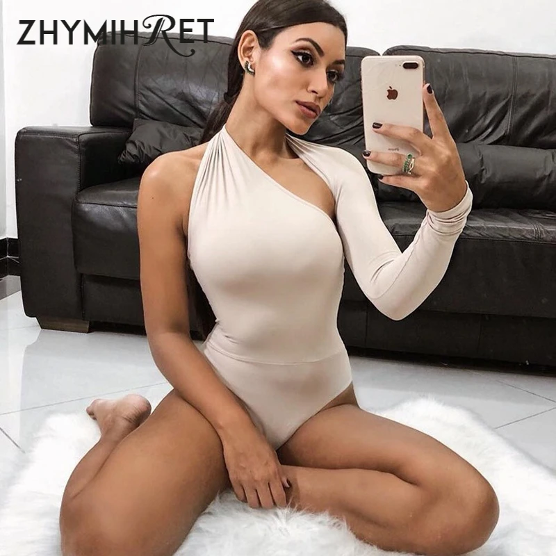 ZHYMIHRET 2018 Autumn One Shoulder Sexy Bodysuit Women Skinny Backless Hollow Out Halter Jumpsuit Long Sleeve Rompers
ZHYMIHRET 2018 Autumn One Shoulder Sexy Bodysuit Women Skinny Backless Hollow Out Halter Jumpsuit Long Sleeve Rompers