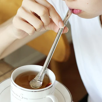 vanzlife 304 stainless steel drinking straw spoon coffee long tea filter stirring spoon
vanzlife 304 stainless steel drinking straw spoon coffee long tea filter stirring spoon