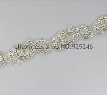 free shipping 87cm/pack 3.4cm bridal clear crystal rhinestone chain trimming for dresses hotfix crystal motif garment decoration
free shipping 87cm/pack 3.4cm bridal clear crystal rhinestone chain trimming for dresses hotfix crystal motif garment decoration