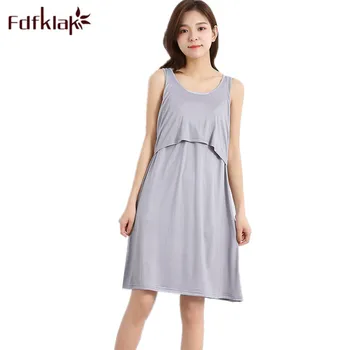 Fdfklak 2018 Fashion Breastfeeding Nightgown Summer Sleeveless Maternity Nightwear Nightgown Pregnant Nursing Night F185
Fdfklak 2018 Fashion Breastfeeding Nightgown Summer Sleeveless Maternity Nightwear Nightgown Pregnant Nursing Night F185