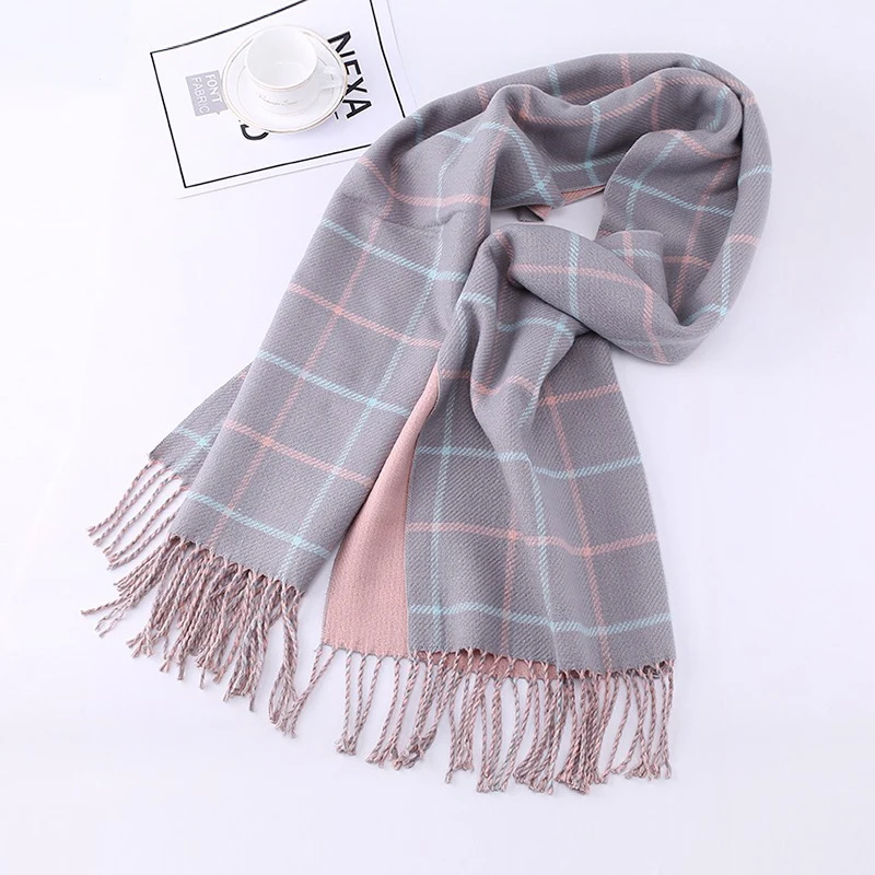 New arrival women elegant wild soft temperament thick plaid sweet scarf fresh wool comfortable trend warm cute fashion scarf
New arrival women elegant wild soft temperament thick plaid sweet scarf fresh wool comfortable trend warm cute fashion scarf