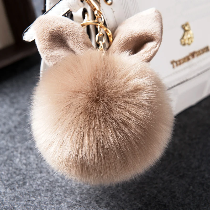 MIARA.L lovely rabbit ear hair bulb accessories fashion leather handbags accessories plush key pendant fur ball key chain
MIARA.L lovely rabbit ear hair bulb accessories fashion leather handbags accessories plush key pendant fur ball key chain