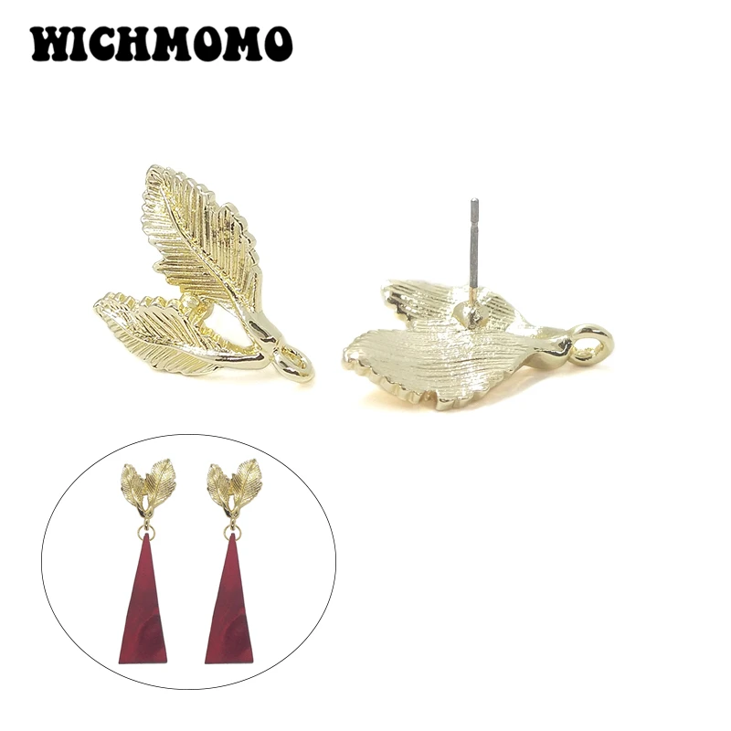 2021 New 24*17mm 6pieces/bag High Quality Zinc Alloy Leaves Earring Base Connectors Linkers for DIY Earring Jewelry Accessories
2021 New 24*17mm 6pieces/bag High Quality Zinc Alloy Leaves Earring Base Connectors Linkers for DIY Earring Jewelry Accessories