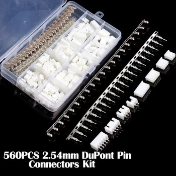 560Pcs Dupont Connector Jumper Wire Cable Pin Header Pin Housing and Male / Female Pin Head Terminal Adapter Plug Set
560Pcs Dupont Connector Jumper Wire Cable Pin Header Pin Housing and Male / Female Pin Head Terminal Adapter Plug Set