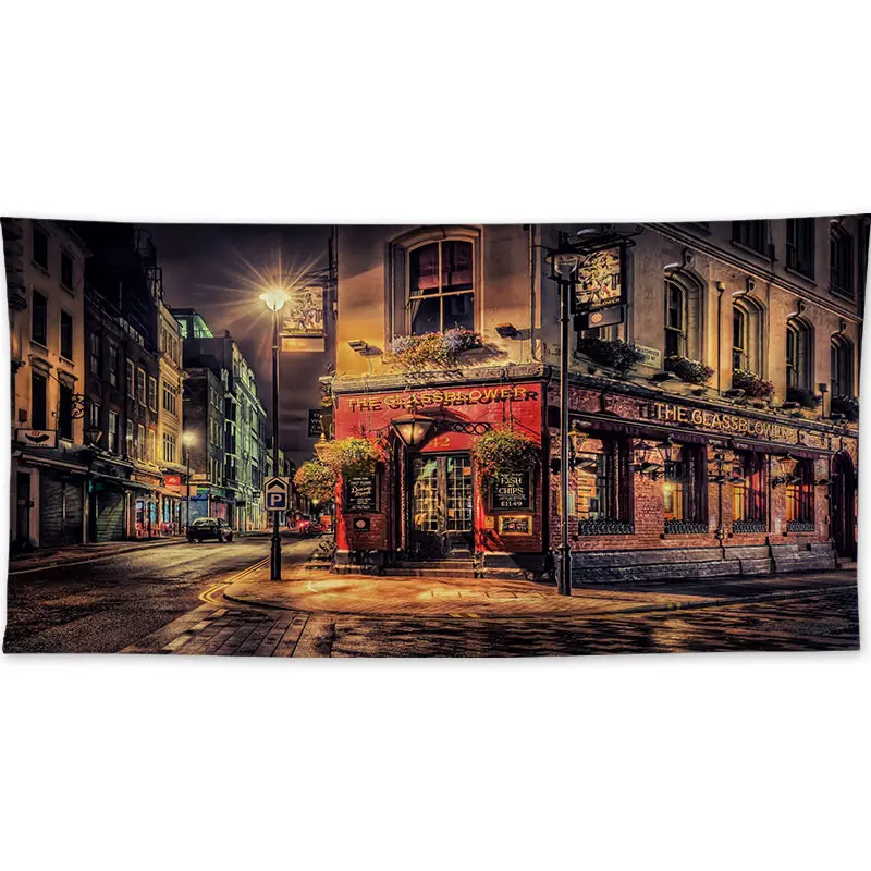 Retro Night Streetscape Printed Brushed Polyester Hanging Tapestry Quality Soft Livingroom Decor Wall Tapestry Bedroom Carpet
Retro Night Streetscape Printed Brushed Polyester Hanging Tapestry Quality Soft Livingroom Decor Wall Tapestry Bedroom Carpet