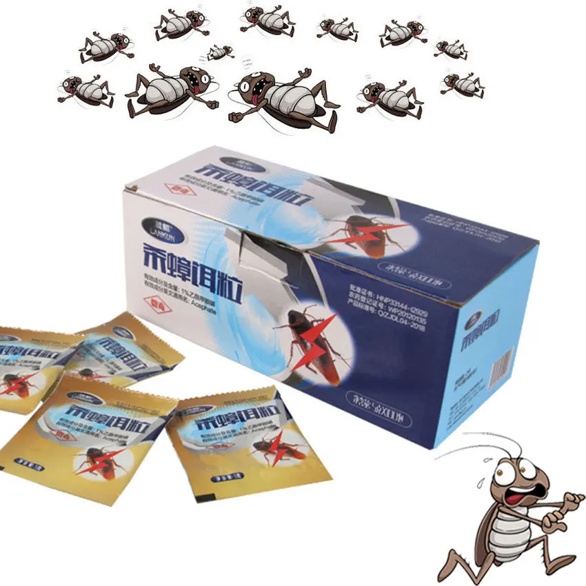 Insecticide Bait 20Pcs Roach Cockroach Killer Powerful Effective Pest Powder Cockroach Killing Bait Insecticide Indoor Baits
Insecticide Bait 20Pcs Roach Cockroach Killer Powerful Effective Pest Powder Cockroach Killing Bait Insecticide Indoor Baits