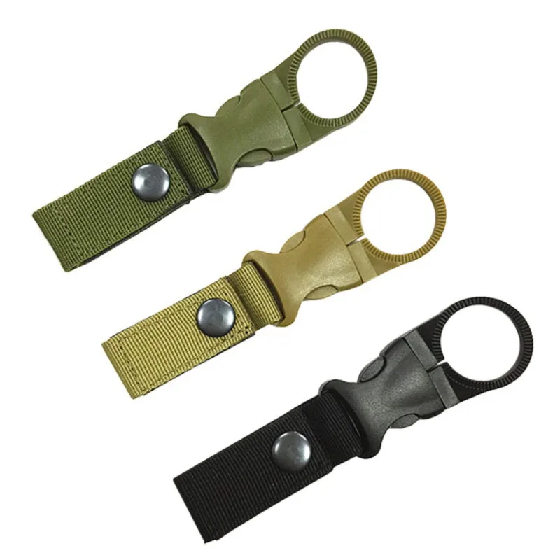 Outdoor military Nylon Webbing Bottle Buckle Hook Water Bottle Holder Clip EDC Climb Carabiner Belt Backpack Hanger Camp
Outdoor military Nylon Webbing Bottle Buckle Hook Water Bottle Holder Clip EDC Climb Carabiner Belt Backpack Hanger Camp