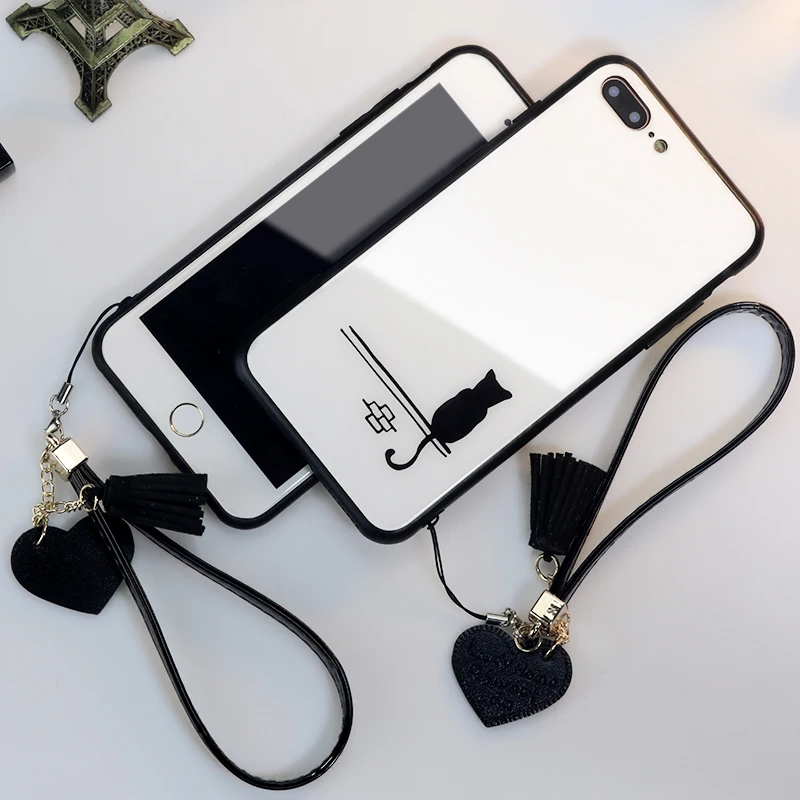 BONVAN Tempered Glass Hard Case For Huawei P9 P10 Plus Cover For Huawei p9plus p10 Pro Cat Love Heart Tassel lanyard phone Cases
BONVAN Tempered Glass Hard Case For Huawei P9 P10 Plus Cover For Huawei p9plus p10 Pro Cat Love Heart Tassel lanyard phone Cases