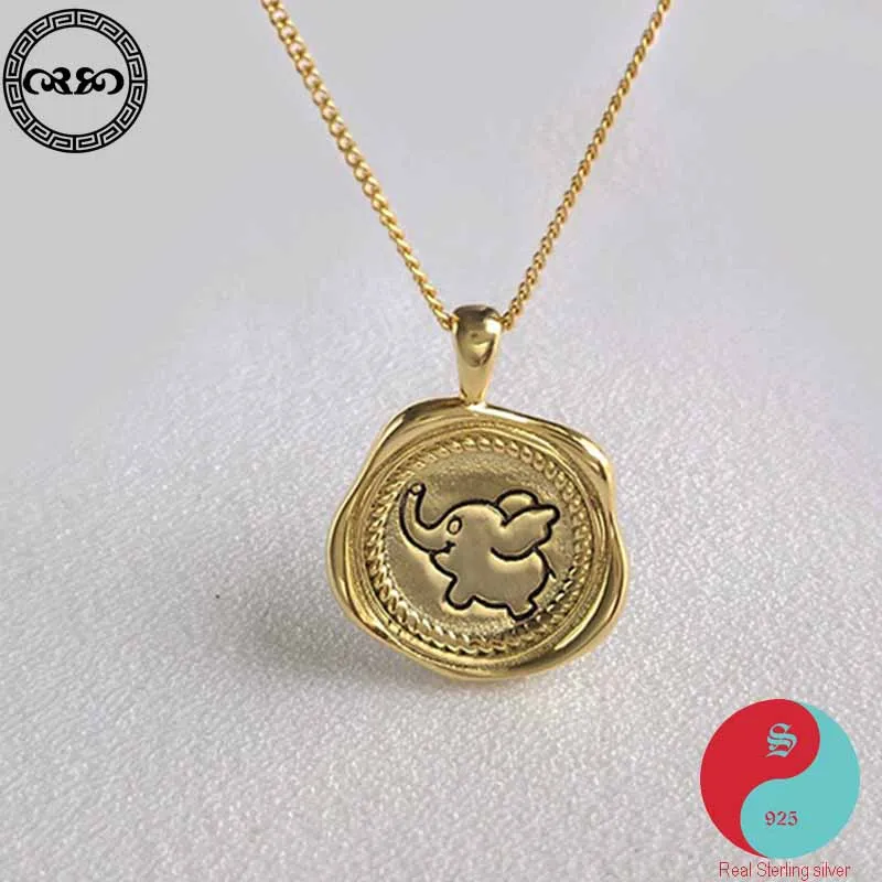 Original Minimalist Solid Real Pure 925 Sterling Silver Clavicle Necklace Women Cartoon Gold Animal Fly Elephant Pendant
Original Minimalist Solid Real Pure 925 Sterling Silver Clavicle Necklace Women Cartoon Gold Animal Fly Elephant Pendant