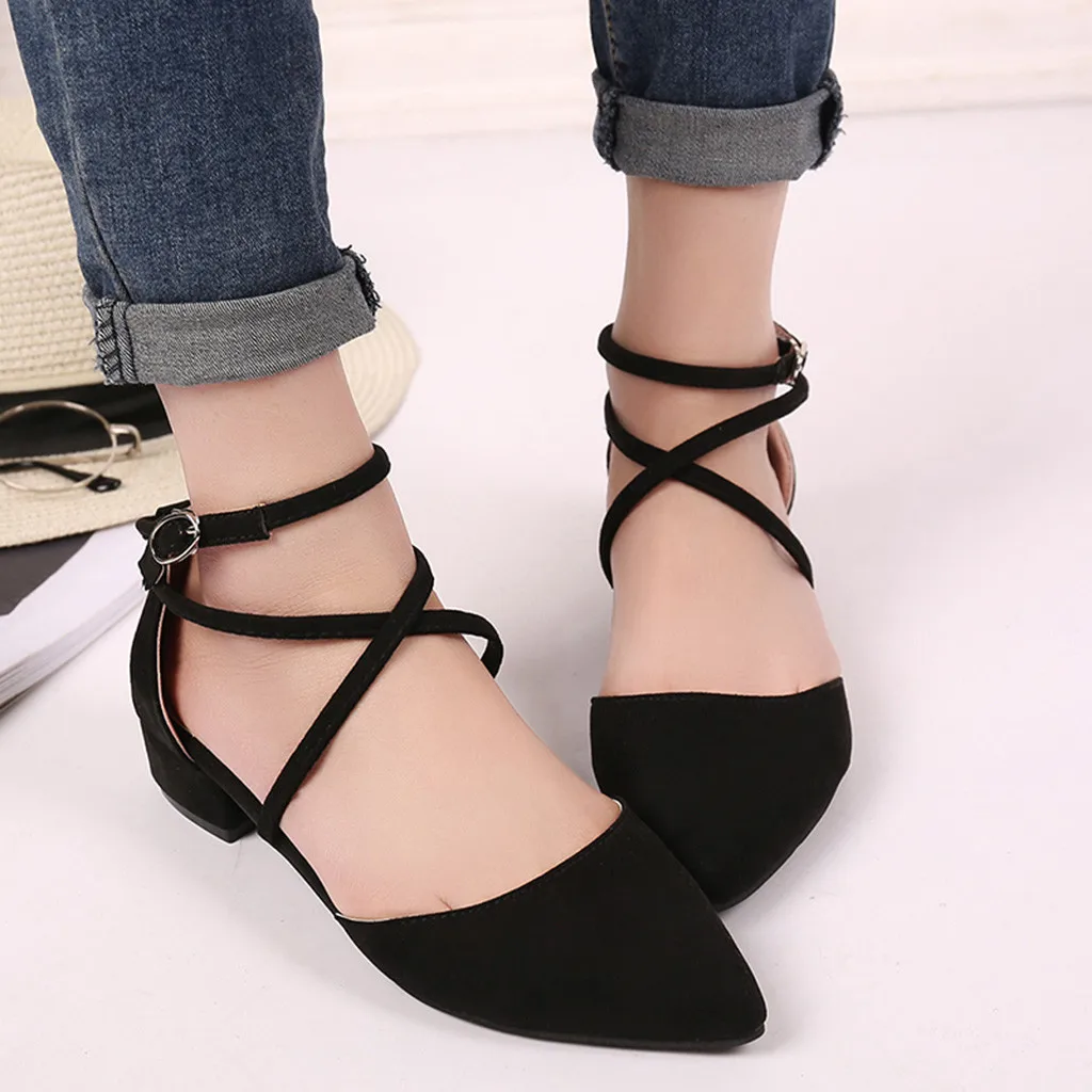 Women's Fashion Casual Point Toe Buckle Strap Square Heel Sandals Med Heel Shoes zapatos mujer tacon 2019 #3
Women's Fashion Casual Point Toe Buckle Strap Square Heel Sandals Med Heel Shoes zapatos mujer tacon 2019 #3