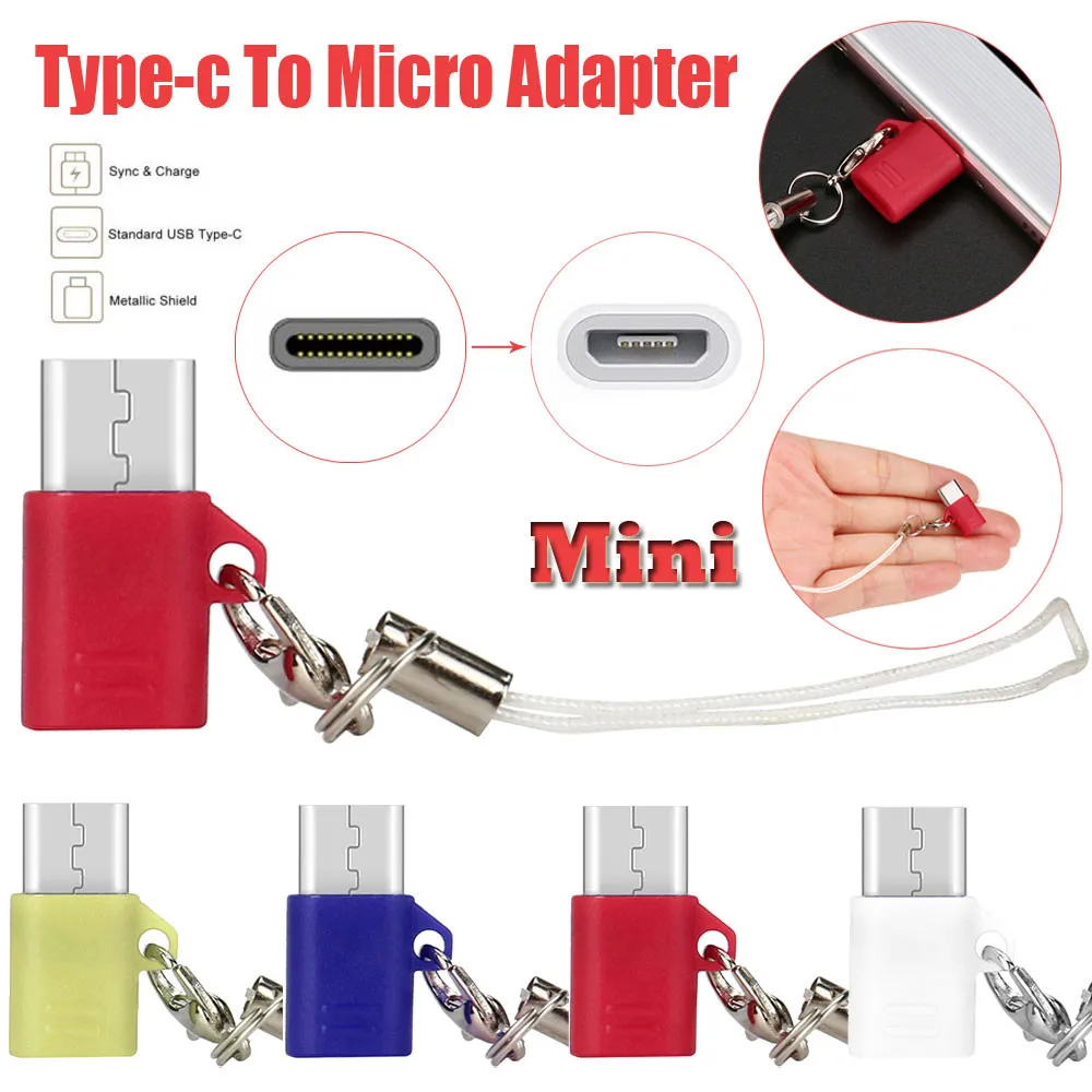USB-C Type-C to Micro USB Data Charging Adapter For Samsung Galaxy S9 High Speed Certified Cell Phone Accessories
USB-C Type-C to Micro USB Data Charging Adapter For Samsung Galaxy S9 High Speed Certified Cell Phone Accessories