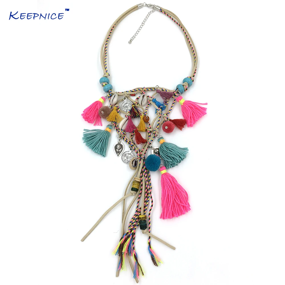 New Boho Handmade Jewelry Past Present Future Necklaces Bohemia Tassel Pendant Necklace Multi-Layer Chorkers Necklaces
New Boho Handmade Jewelry Past Present Future Necklaces Bohemia Tassel Pendant Necklace Multi-Layer Chorkers Necklaces