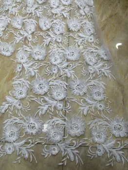 Embroidered tulle lace high quality CGL52427 african french lace and fabric lace dress
Embroidered tulle lace high quality CGL52427 african french lace and fabric lace dress