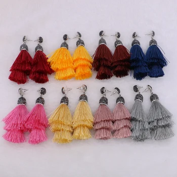 Rainbow color Mix color skirt tassel earrings handcrafted tassel dangle earrings gems druzy earrings 1859
Rainbow color Mix color skirt tassel earrings handcrafted tassel dangle earrings gems druzy earrings 1859
