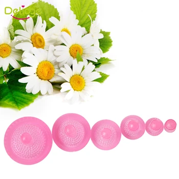 Delidge 6 pcs/set Sunflower Cake Mold Daisy Flower Fondant Mold Plastic Cake Decorating Tools Chocolate Soap Mold Baking Tools
Delidge 6 pcs/set Sunflower Cake Mold Daisy Flower Fondant Mold Plastic Cake Decorating Tools Chocolate Soap Mold Baking Tools