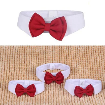 Hot Cute Dog Cotton White Tie And Red Bow Dog Puppy Bow Tie Necktie For Pet Dog Wedding Party Accessories
Hot Cute Dog Cotton White Tie And Red Bow Dog Puppy Bow Tie Necktie For Pet Dog Wedding Party Accessories