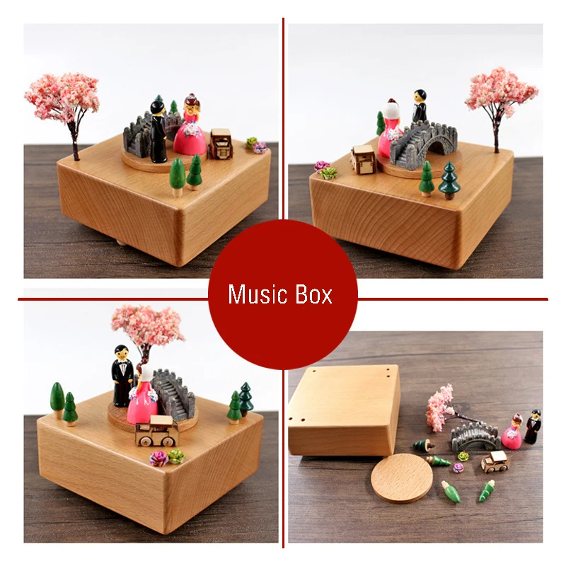 Cartoon Scene Rotating Diy Micro Landscape Music Box Wooden Gift for Children Students Birthday Gift Music Box
Cartoon Scene Rotating Diy Micro Landscape Music Box Wooden Gift for Children Students Birthday Gift Music Box