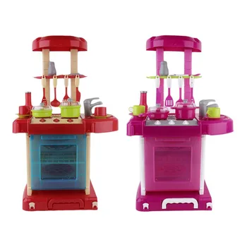 OCDAY Multifunctional Children Play Toy Girl Baby Toy Large Kitchen Cooking Simulation Table Model Utensils Toys For Children
OCDAY Multifunctional Children Play Toy Girl Baby Toy Large Kitchen Cooking Simulation Table Model Utensils Toys For Children