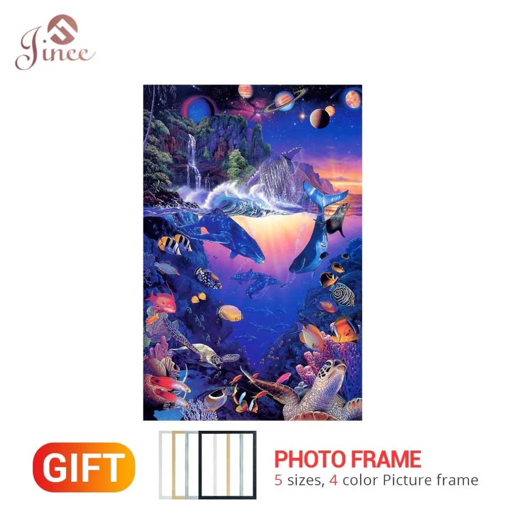 Full Round/Square Drill 5D DIY Diamond Painting "Universe Sea" 3D Embroidery Cross Stitch Fish Animal 5D Home Decor Gift
Full Round/Square Drill 5D DIY Diamond Painting "Universe Sea" 3D Embroidery Cross Stitch Fish Animal 5D Home Decor Gift