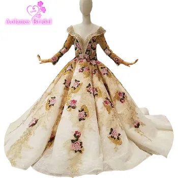 2018 Long Sleeves Lace Scoop Court Train Bridal Bride Gowns Floor-length Backless Ball Gown Vintage Wedding Dresses Real Photos
2018 Long Sleeves Lace Scoop Court Train Bridal Bride Gowns Floor-length Backless Ball Gown Vintage Wedding Dresses Real Photos