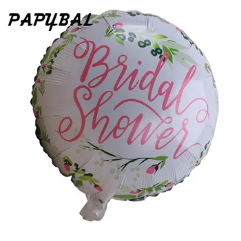 10pcs 18inch Round Bridal Shower Printed Foil Helium Balloons Bachelor Party Globos Bridal To Be Party Decoration Supplies Balls
10pcs 18inch Round Bridal Shower Printed Foil Helium Balloons Bachelor Party Globos Bridal To Be Party Decoration Supplies Balls