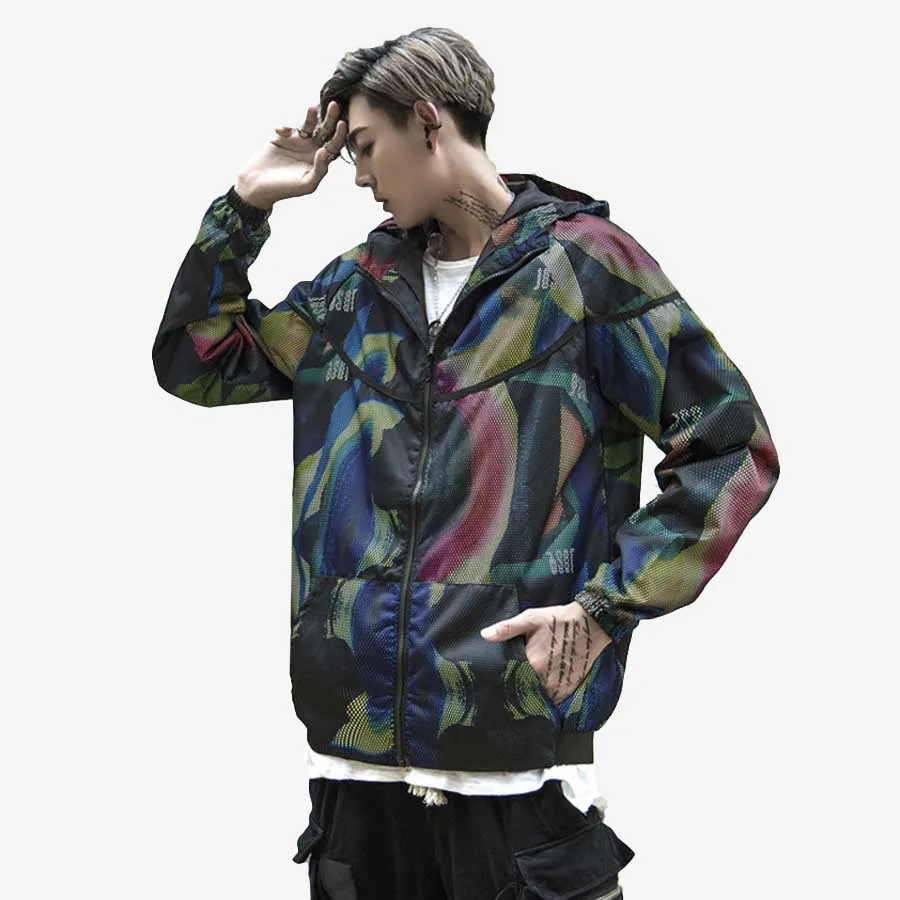 Spring Summer Colourful Jacket Mens Japan Swag Camouflage Jacket Anorak Hip Hop Streetwear Geometric Coat Men Trainingspak Jk90
Spring Summer Colourful Jacket Mens Japan Swag Camouflage Jacket Anorak Hip Hop Streetwear Geometric Coat Men Trainingspak Jk90