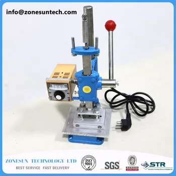 ZONESUN 10x13cm 110V manual Stamping Machine leather LOGO Creasing pressure word machine LOGO stamper name card stamping machine
ZONESUN 10x13cm 110V manual Stamping Machine leather LOGO Creasing pressure word machine LOGO stamper name card stamping machine