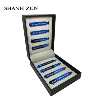 SHANH ZUN Custom Collar Stiffeners Love Notes Stainless Steel Blue Collar Stays in Gift Box for Dad 4 Pairs 2 Sizes
SHANH ZUN Custom Collar Stiffeners Love Notes Stainless Steel Blue Collar Stays in Gift Box for Dad 4 Pairs 2 Sizes