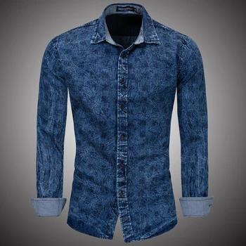 Men's Casual Denim Shirts 2019 Spring Plaid Cotton Shirt Men Long Sleeve Breathable Shirt Fit Slim Vintage Men Clothing WY227
Men's Casual Denim Shirts 2019 Spring Plaid Cotton Shirt Men Long Sleeve Breathable Shirt Fit Slim Vintage Men Clothing WY227