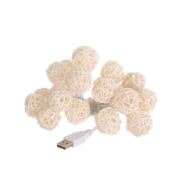 USB Rattan Ball Housing Flexible LED String Party Holiday Home Office Wall Lamp Decorations
USB Rattan Ball Housing Flexible LED String Party Holiday Home Office Wall Lamp Decorations