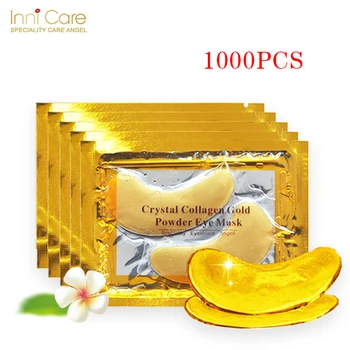 InniCare 1000pcs=500pairs Gold Crystal Collagen Eye Mask Patches Anti-Wrinkle Remove Black Eye Face Care eye pad
InniCare 1000pcs=500pairs Gold Crystal Collagen Eye Mask Patches Anti-Wrinkle Remove Black Eye Face Care eye pad