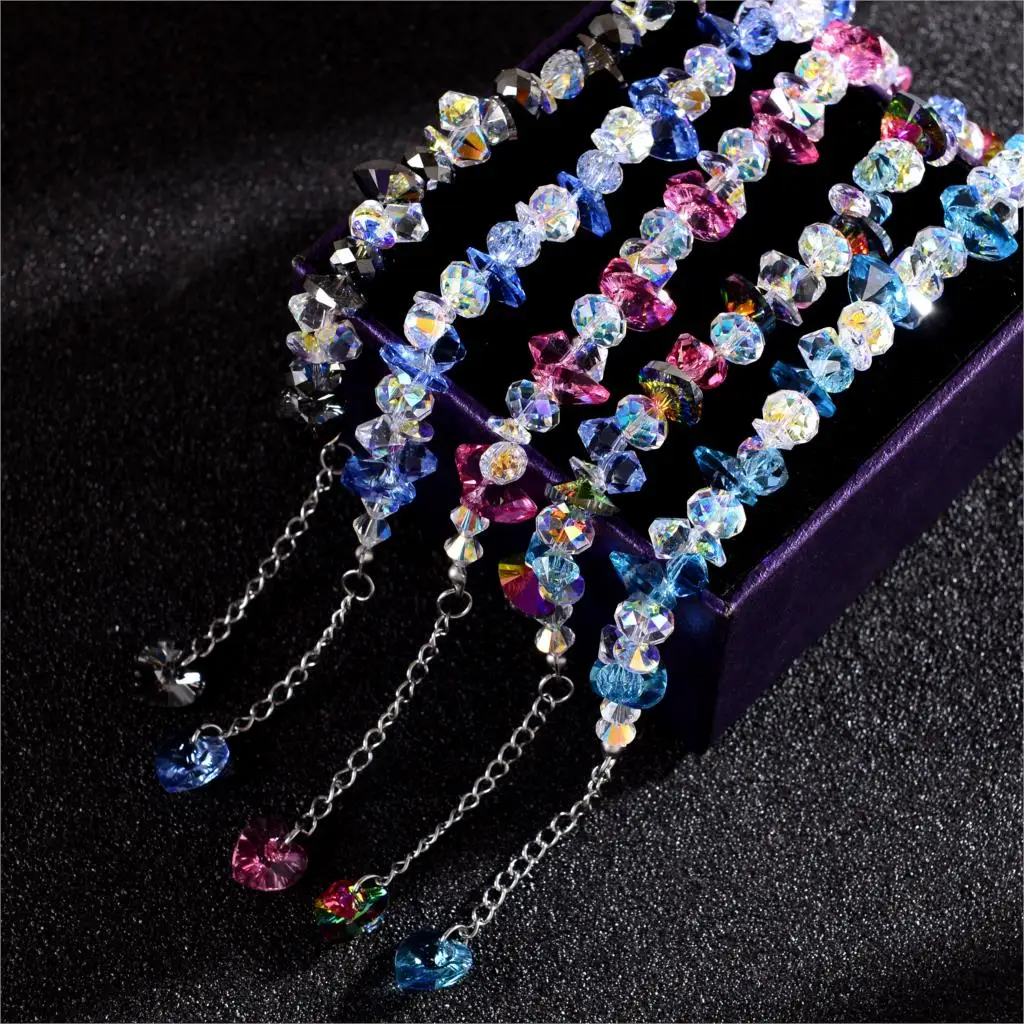 Colour Crystal from Swarovski Austria crystal Women Bracelets Hand string Fine Jewelry Gift for Lady 4
Colour Crystal from Swarovski Austria crystal Women Bracelets Hand string Fine Jewelry Gift for Lady 4