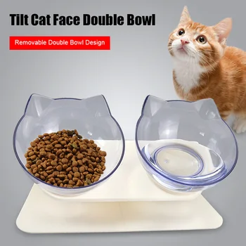 Cat Elevated Double Bowl Pet Feeding Antiskid Tilting Bowls for Cats Small Dogs GHS99
Cat Elevated Double Bowl Pet Feeding Antiskid Tilting Bowls for Cats Small Dogs GHS99