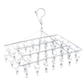 Stainless Steel Hanging Drying Rack Pins 36 Clips Clothespins Laundry Clamp For Socks Baby Clothes Bra Towel Underwear Hat Scarf
Stainless Steel Hanging Drying Rack Pins 36 Clips Clothespins Laundry Clamp For Socks Baby Clothes Bra Towel Underwear Hat Scarf