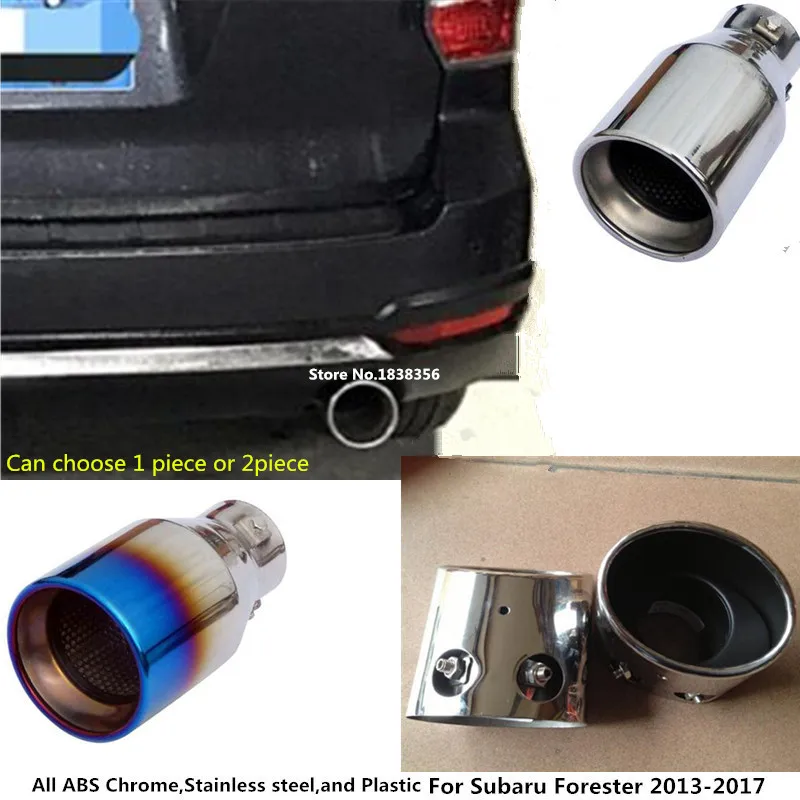 For Subaru Forester 2013 2014 2015 2016 2017 car cover muffler outlet end tail pipe dedicate stainless steel exhaust tip 1/2pcs 
For Subaru Forester 2013 2014 2015 2016 2017 car cover muffler outlet end tail pipe dedicate stainless steel exhaust tip 1/2pcs