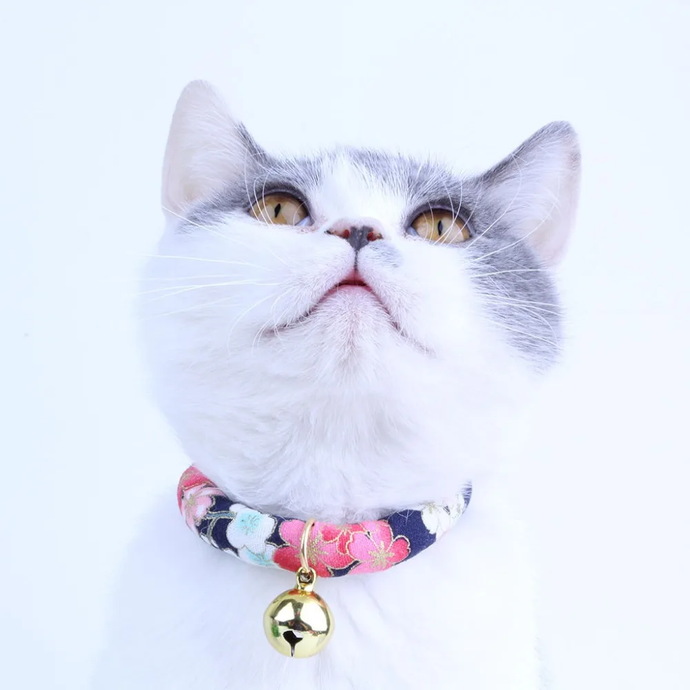Polyester Cat collar new adjustable cartoon pet bell pendant cute comfortable necklace collar For Pets Dog Accessories #4M14
Polyester Cat collar new adjustable cartoon pet bell pendant cute comfortable necklace collar For Pets Dog Accessories #4M14