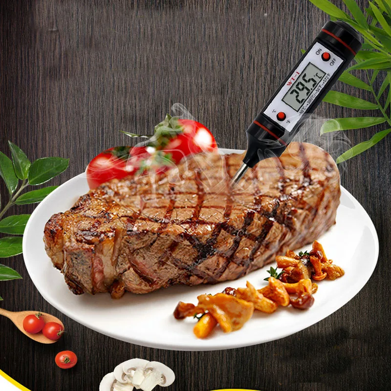 Digital Probe Meat Thermometer Kitchen Cooking BBQ Food Thermometer Cooking Stainless Steel Foldable Probe Meat
Digital Probe Meat Thermometer Kitchen Cooking BBQ Food Thermometer Cooking Stainless Steel Foldable Probe Meat