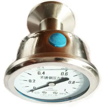 Shanghai positive pressure gauge factory axial stainless steel sanitary diaphragm pressure gauge YTP-60/MC 0-1MPA
Shanghai positive pressure gauge factory axial stainless steel sanitary diaphragm pressure gauge YTP-60/MC 0-1MPA